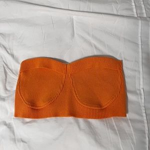 Zara Orange Tube Top